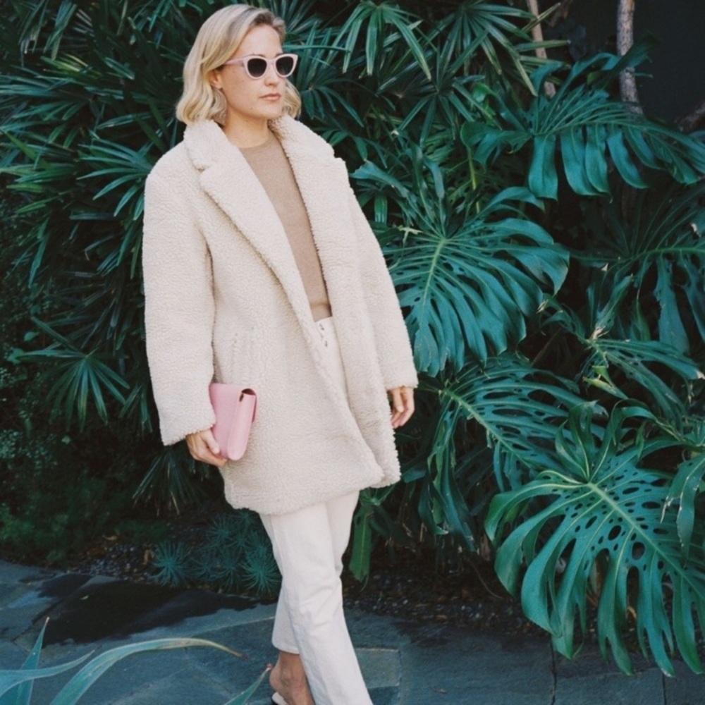H&M teddy coat